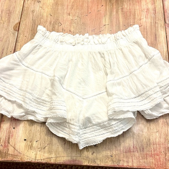 Aerie, Rock 'n' Ruffle Skort,White Exquisite Lace, Cottage Skort, EUC, Size S - Picture 4 of 12